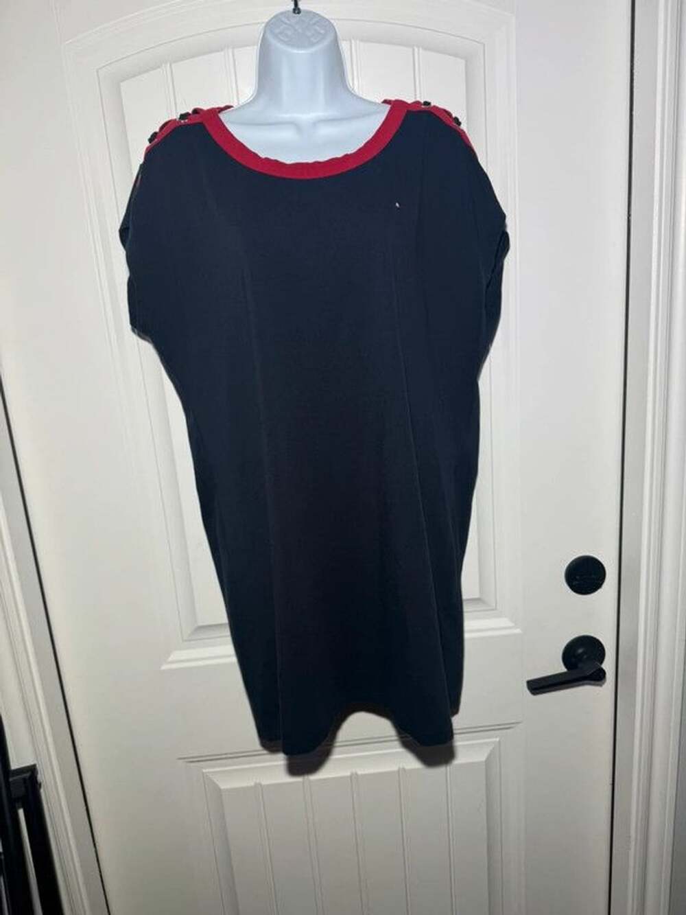 Tommy Hilfiger Navy & Red T-Shirt Dress Size L